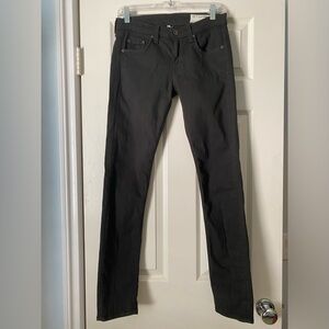 Rag & Bone The Dre Jeans in Aged Dark Olive size 26